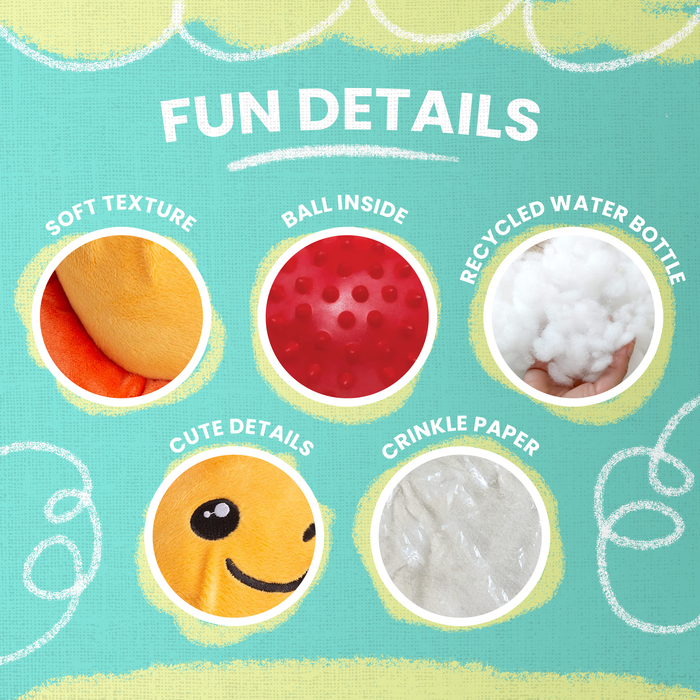 SnugArooz Sweet Sunshine Plush Dog Toy