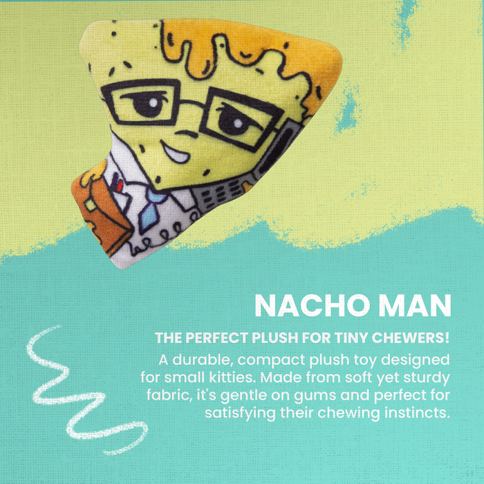 SnugArooz Nacho Man with Catnip Plush Cat Toy