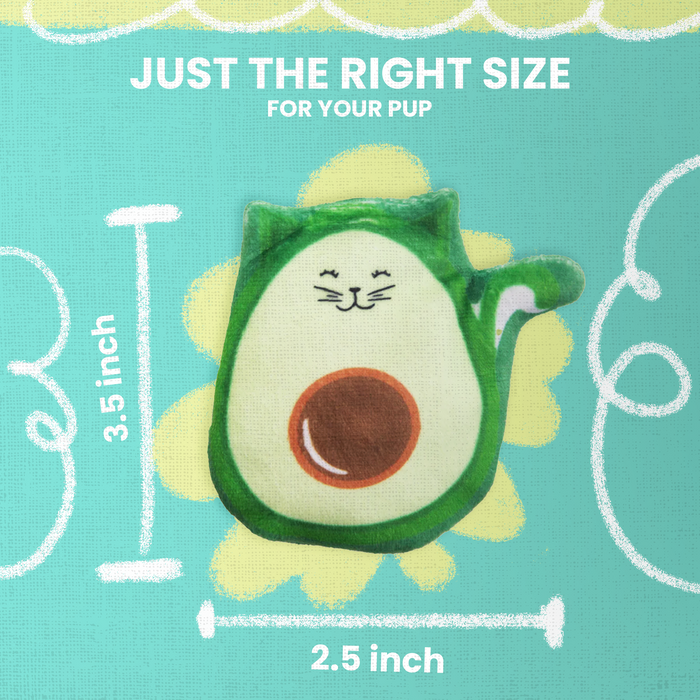SnugArooz Kitty Avocato with Catnip Plush Cat Toy