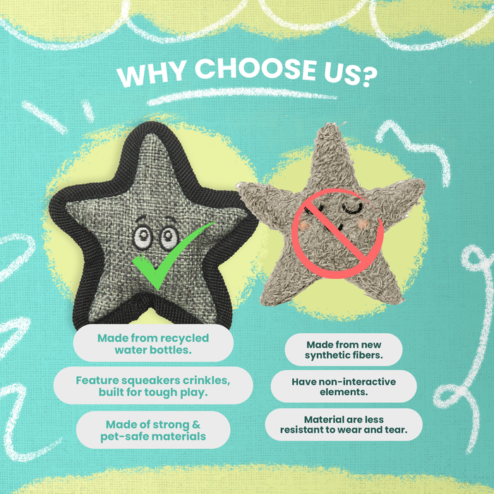 SnugArooz Kitty Starfish with Catnip Plush Cat Toy