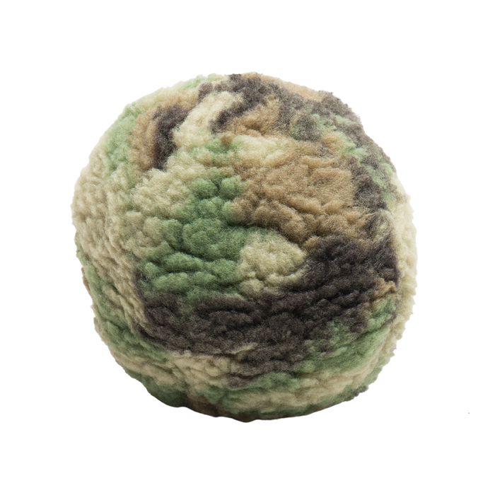 HuggleHounds HuggleCause™, Warrior Canine Connection, Camouflage HuggleFleece® Plush Ball Dog Toy