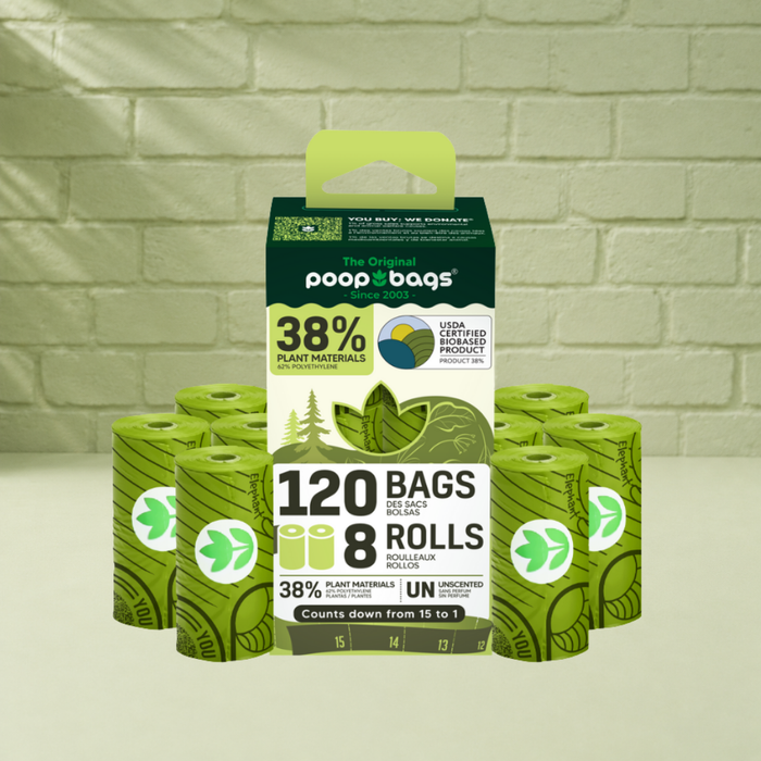 The Original Poop Bags Countdown Rolls® Unscented Leash Roll Poop Bags