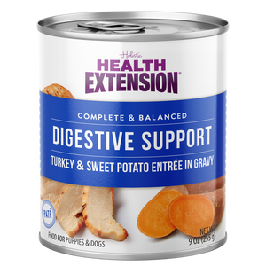 Health Extension Digestive Support, Turkey & Sweet Potato Entrée in Gravy 9oz - Image 11