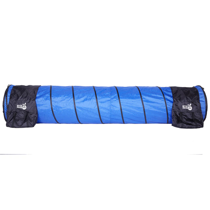 Better Sporting Dogs 10 Foot Dog Agility Tunnel with Sandbags | Dog Agility Equipment | Dog Agility Training