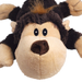 KONG Cozie Spunky Monkey Plush Dog Toy Brown MD - 3 - Image 6