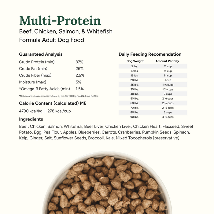 360 Pet Nutrition Multi-Protein Adult Freeze-Dried Raw Formula 5oz