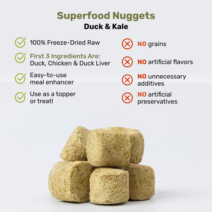 Badlands Ranch Superfood Nuggets Duck and Kale