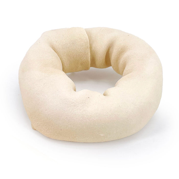Value Pet Supplies ValueBull USA Beef Rawhide Donut Rings, Premium Thick Cut, 10 Count