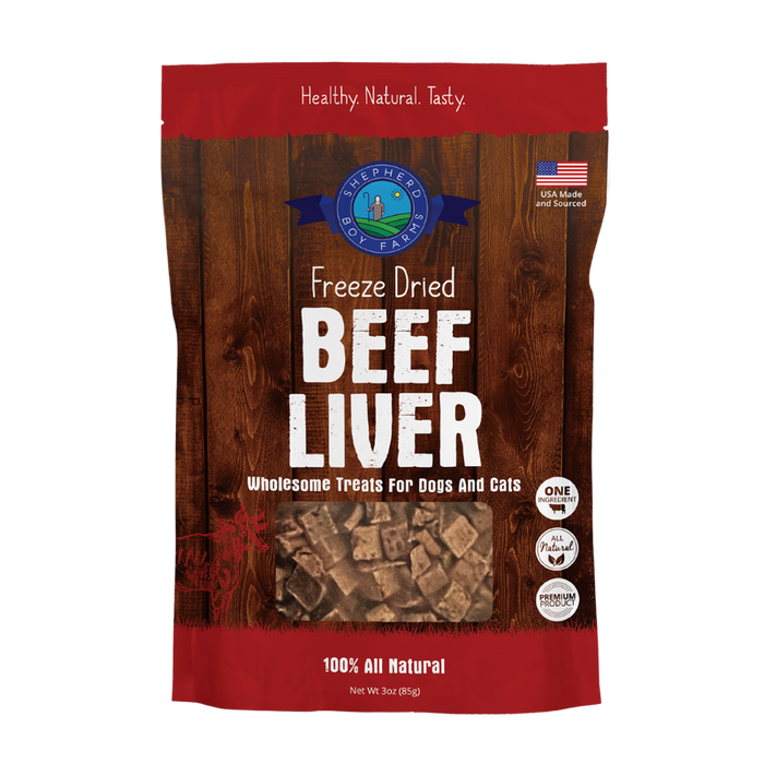Shepherd Boy Farms Freeze-Dried Beef Liver 3oz - Image 3