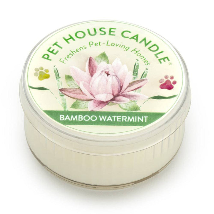 One Fur All Bamboo Watermint Mini Candle