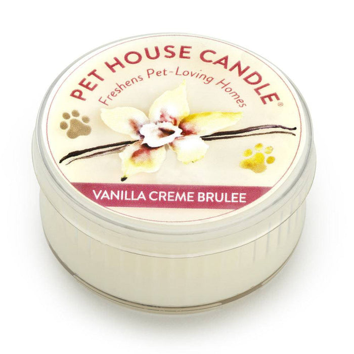 One Fur All Vanilla Creme Brulee Mini Candle