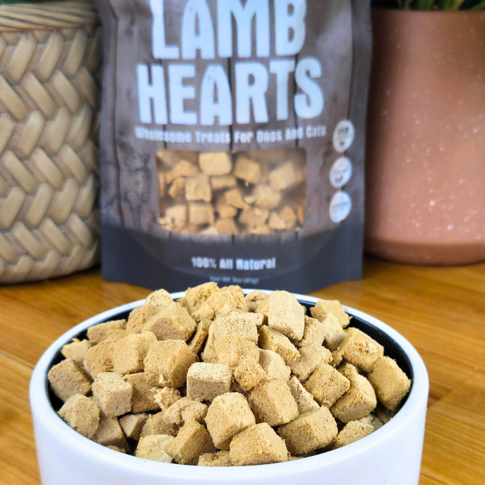 Shepherd Boy Farms Freeze-Dried Lamb Hearts 3oz - 2 - Image 4