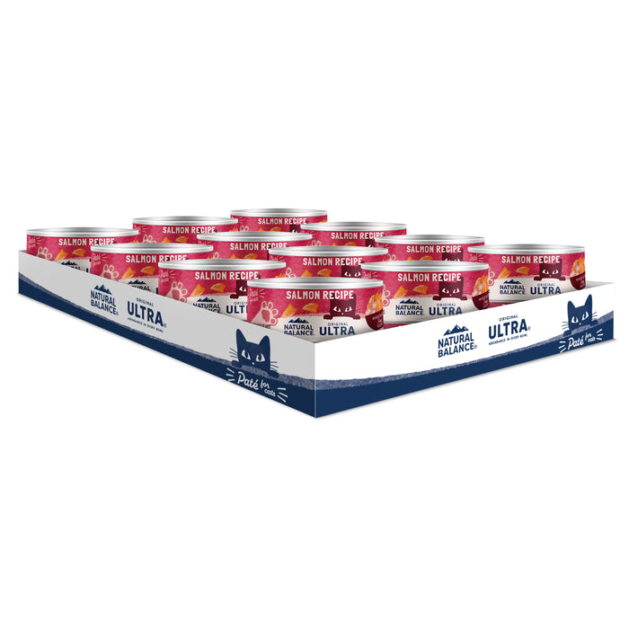 Natural Balance Pet Foods Original Ultra Canned Cat Food Salmon 5.5oz (Pack of 24)