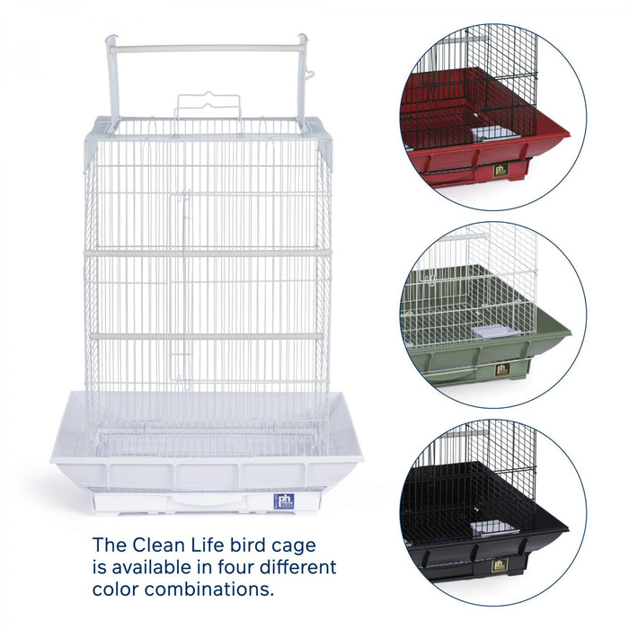 Prevue Pet Products Clean Life Playtop Bird Cage