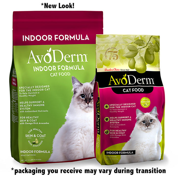 AvoDerm Natural Indoor Formula Dry Cat Food 11 lb