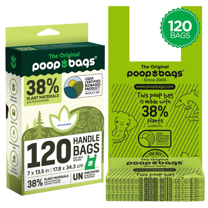 The Original Poop Bags Handle Tie Poop Bags