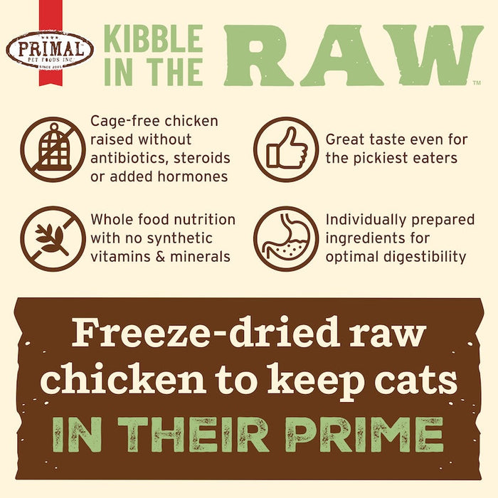 Primal Pet Foods Chicken Recipe Kibble in the Raw Cat Food - 8 - Image 13