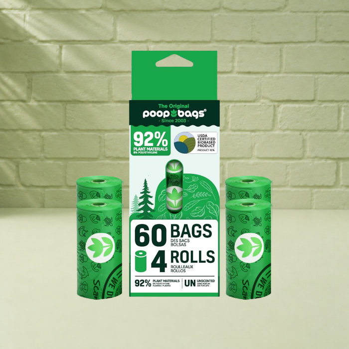 The Original Poop Bags Leash Roll Poop Bags