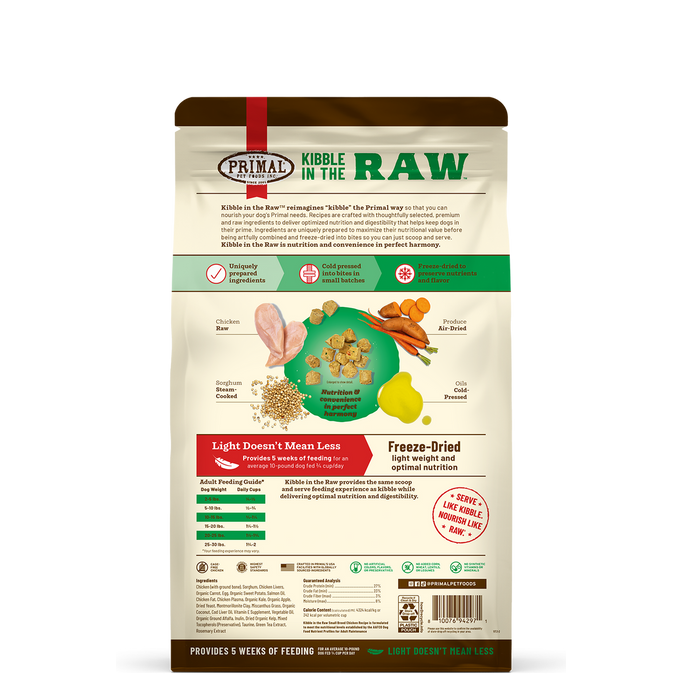 Primal Pet Foods Small Breed Recipe Kibble in the Raw Dog Food - 12 - Image 14