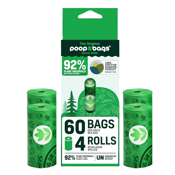 The Original Poop Bags Leash Roll Poop Bags
