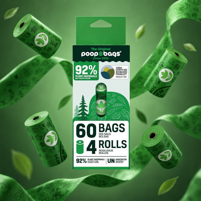 The Original Poop Bags Leash Roll Poop Bags