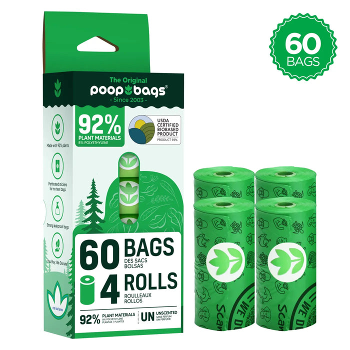 The Original Poop Bags Leash Roll Poop Bags