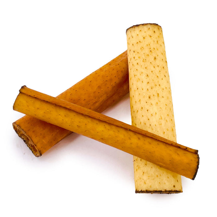 Value Pet Supplies ValueBull USA Pig Skin Retriever Rolls, 4 Inch, Smoked, 50 Count