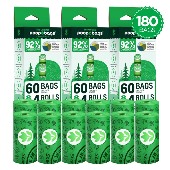 The Original Poop Bags Leash Roll Poop Bags
