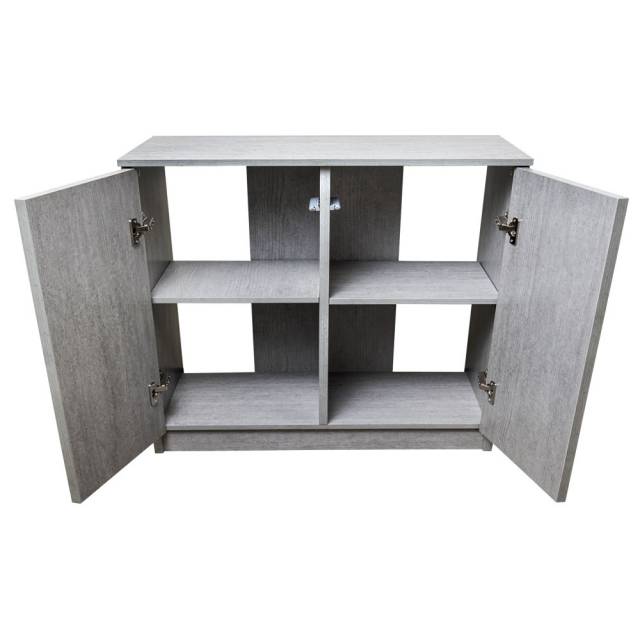 Aquatop Forza Premier 2-Door Cabinet for Rimmed Tanks Grey 30.8in X 13.7in X 31.5in