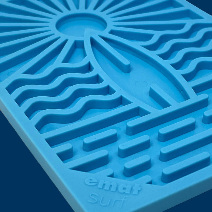 SodaPup Surf's Up Design eMat Enrichment Lick Mat - small