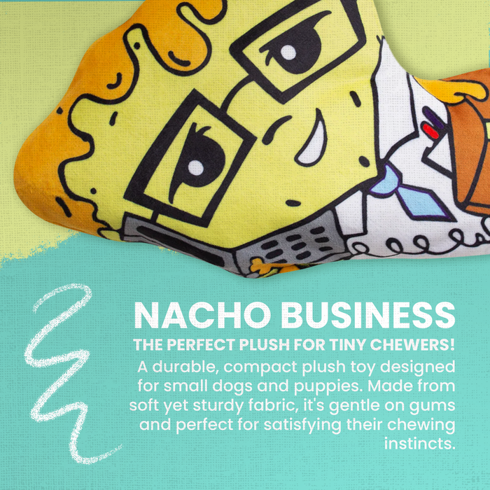 SnugArooz Nacho Business Plush Dog Toy