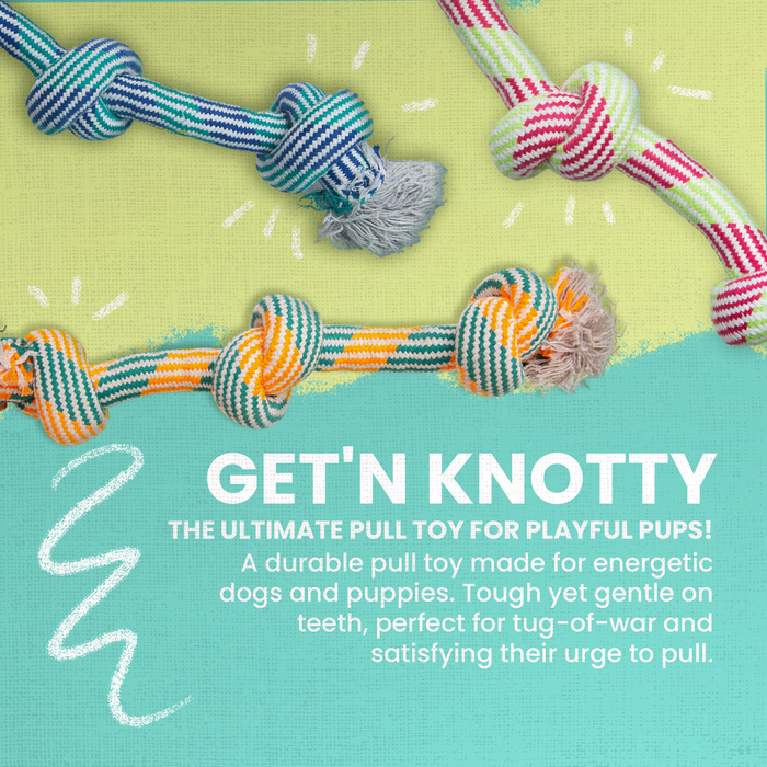 SnugArooz Get'N Knotty Rope Dog Toy