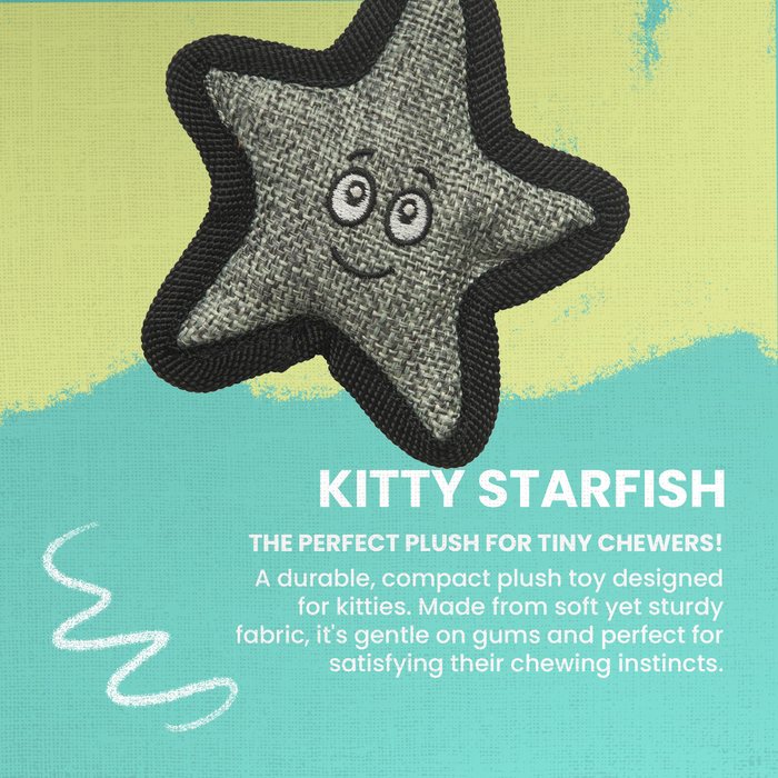SnugArooz Kitty Starfish with Catnip Plush Cat Toy