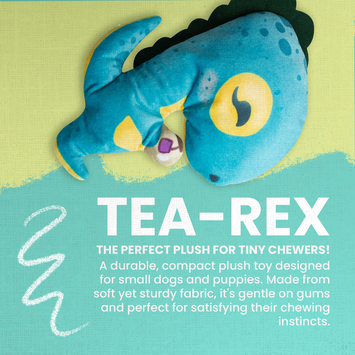 SnugArooz Tea-Rex Plush Dog Toy
