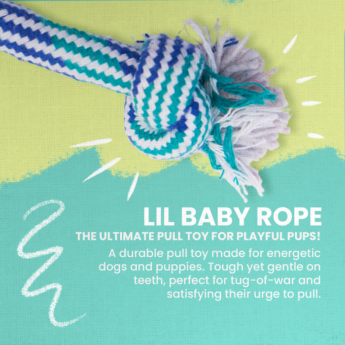 SnugArooz Lil Baby Rope Dog Toy