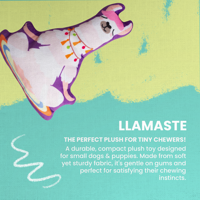 SnugArooz Llamaste Plush Dog Toy