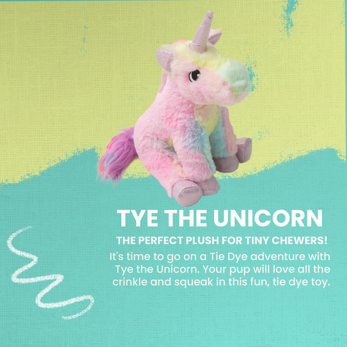 SnugArooz Tye the Unicorn Plush Dog Toy