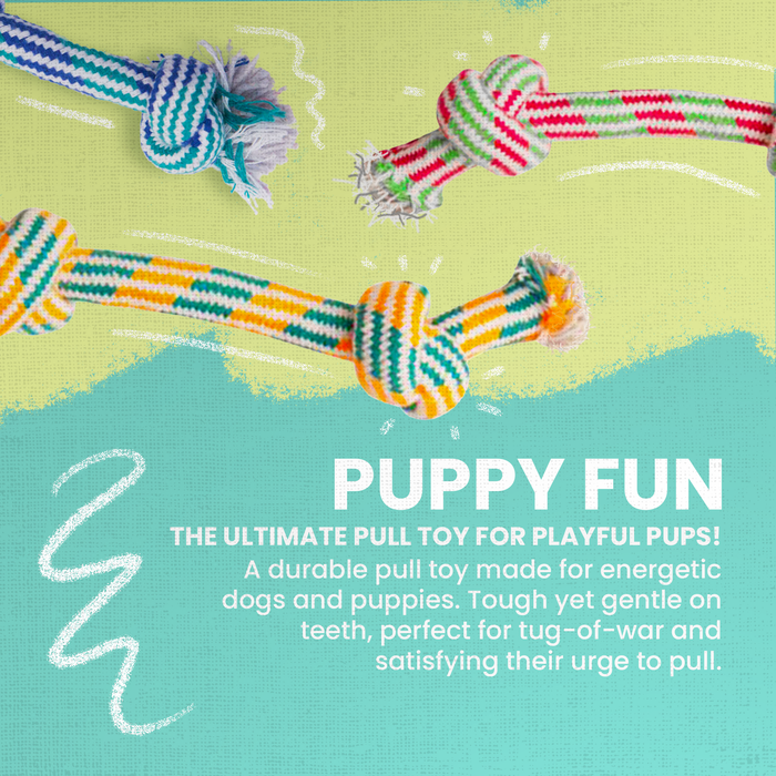 SnugArooz Puppy Fun Rope Toy for Dogs