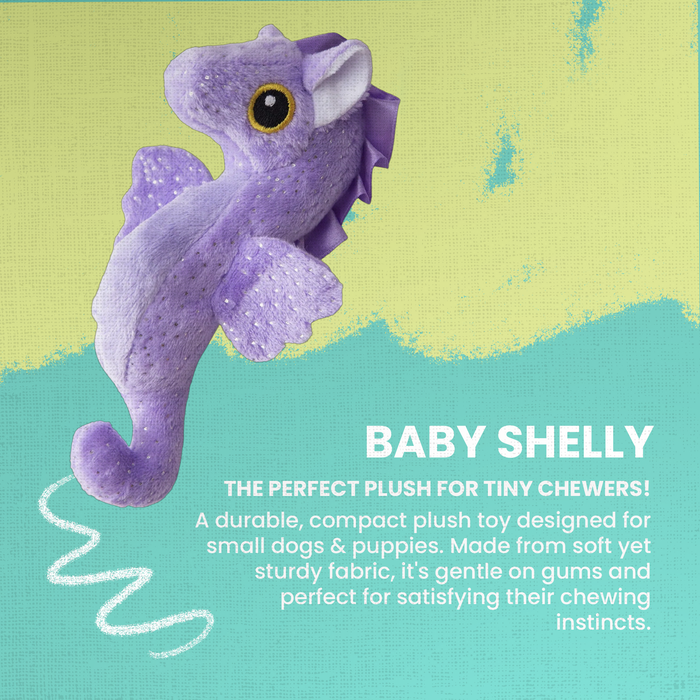SnugArooz Baby Shelly Plush Dog Toy