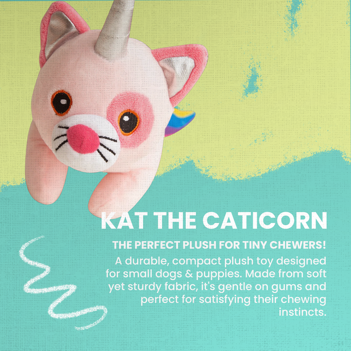 SnugArooz Kat the Caticorn Plush Dog Toy