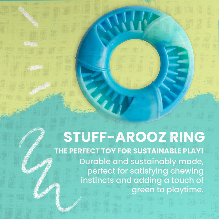 SnugArooz Stuff-Arooz Ring Dog Toy