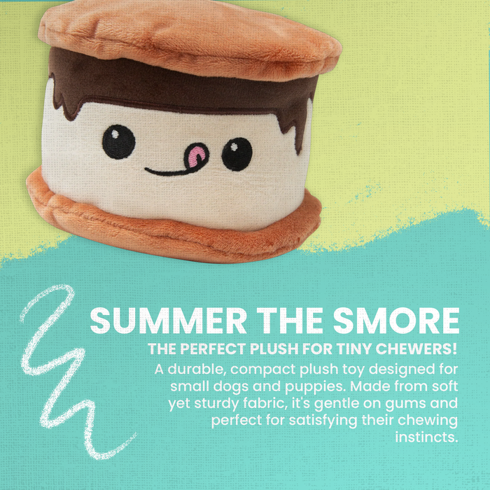SnugArooz Summer the Smore Plush Dog Toy
