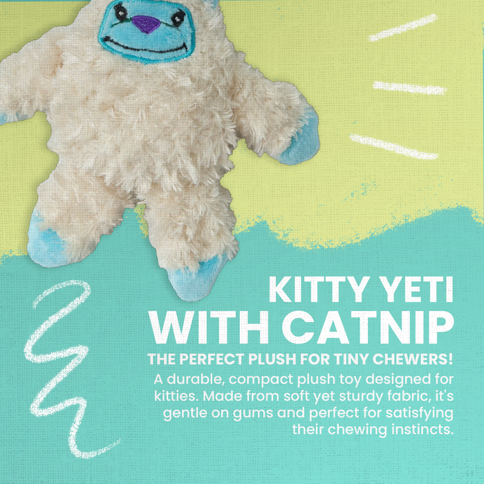 SnugArooz Kitty Yeti with Catnip Cat Toy