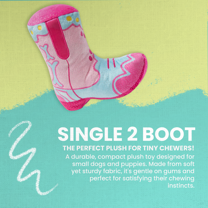 SnugArooz Single 2 Boot Plush Dog Toy