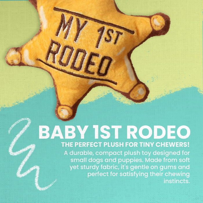 SnugArooz Baby 1st Rodeo Plush Dog Toy