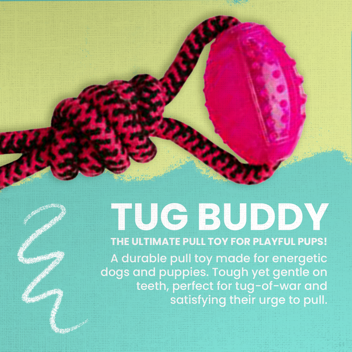 SnugArooz Tug Buddy Rope Dog Toy