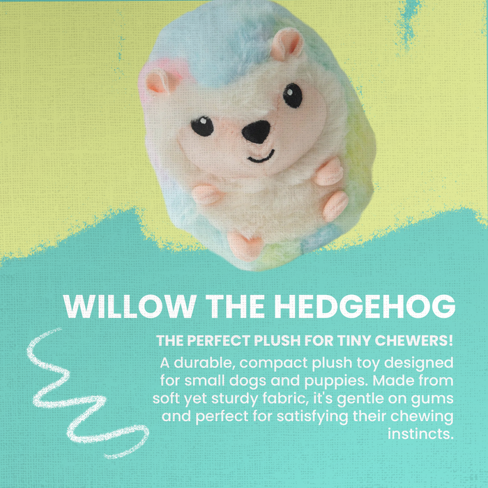 SnugArooz Willow the Hedgehog Plush Dog Toy