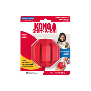 KONG Stuff-A-Ball Dog Toy Red MD - Image 12