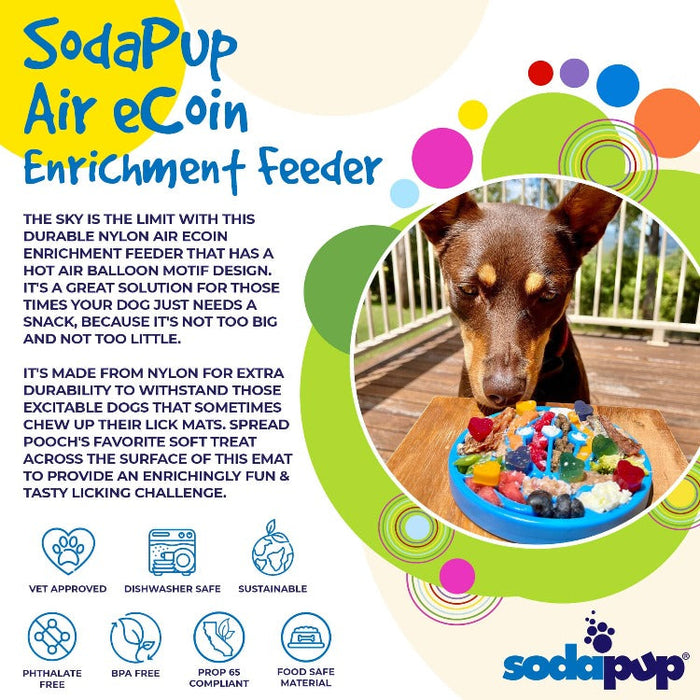 SodaPup Air Nylon eCoin Durable Enrichment Snacking Coin