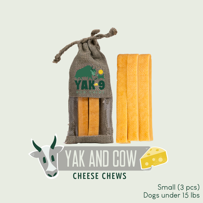Yak9 Chews Yak and Cow Cheese Chews for Dogs